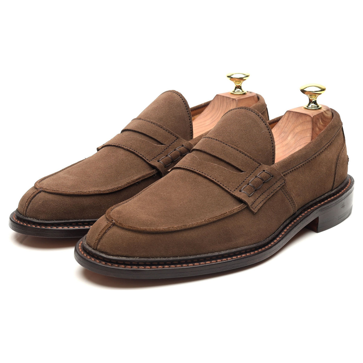 &#39;James&#39; Light Brown Suede Loafers UK 7