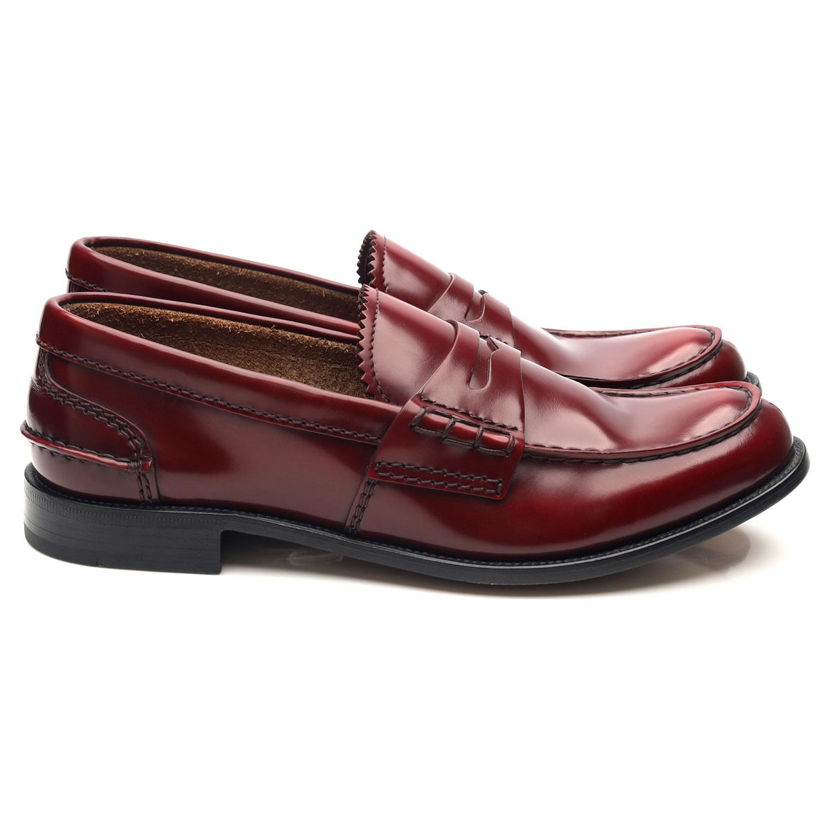 Women&#39;s &#39;Pembrey&#39; Red Leather Loafers UK 4.5