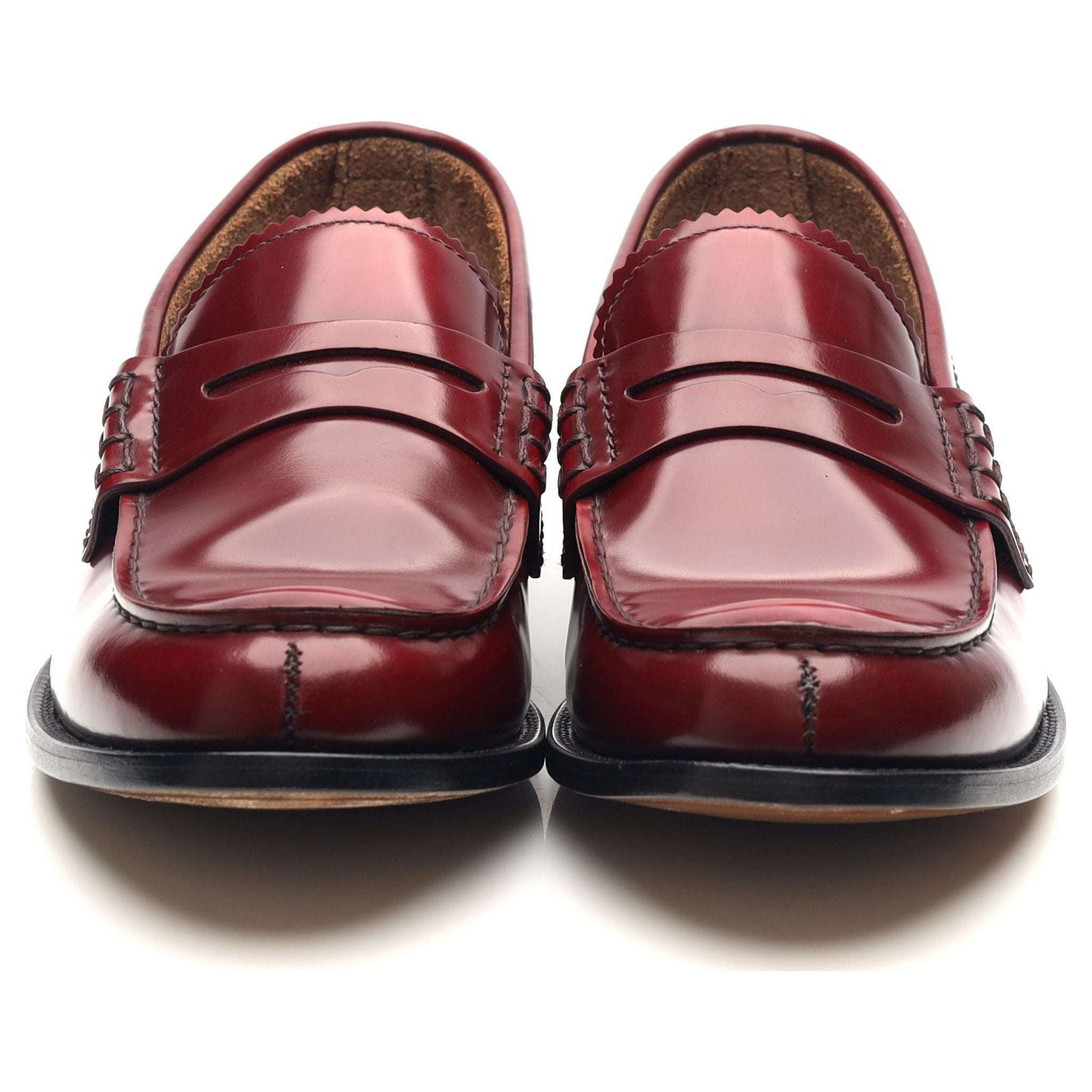 Red hot sale loafers women