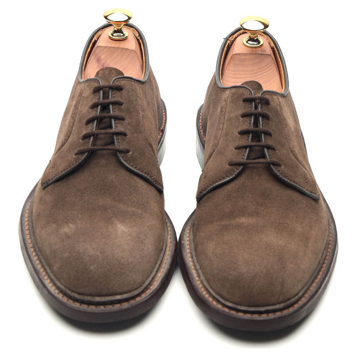 &#39;Robert&#39; Light Brown Suede Derby UK 7