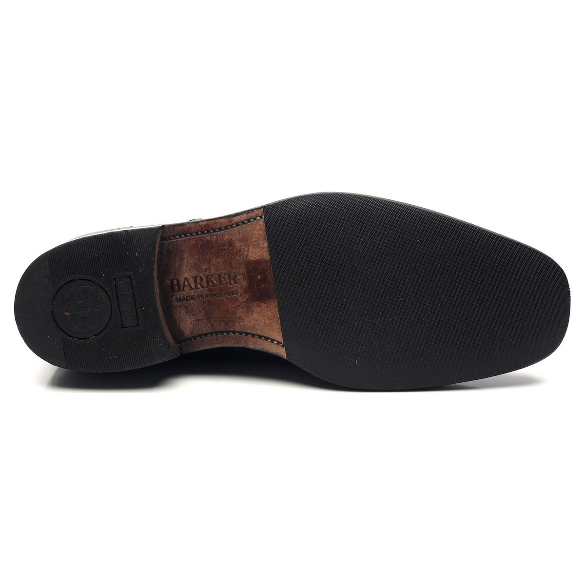 &#39;Flynn&#39; Black Leather Oxford Brogues UK 8 G