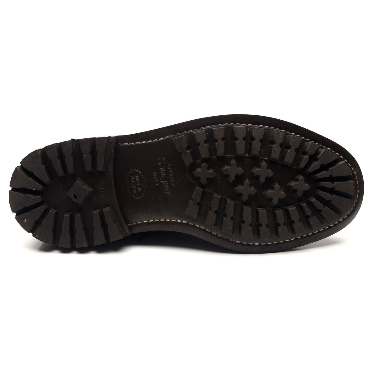 &#39;Ilkley&#39; Brown Leather Derby Brogues UK 9