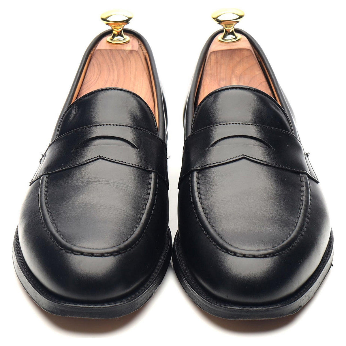 &#39;Monet&#39; Black Leather Loafers UK 7 E