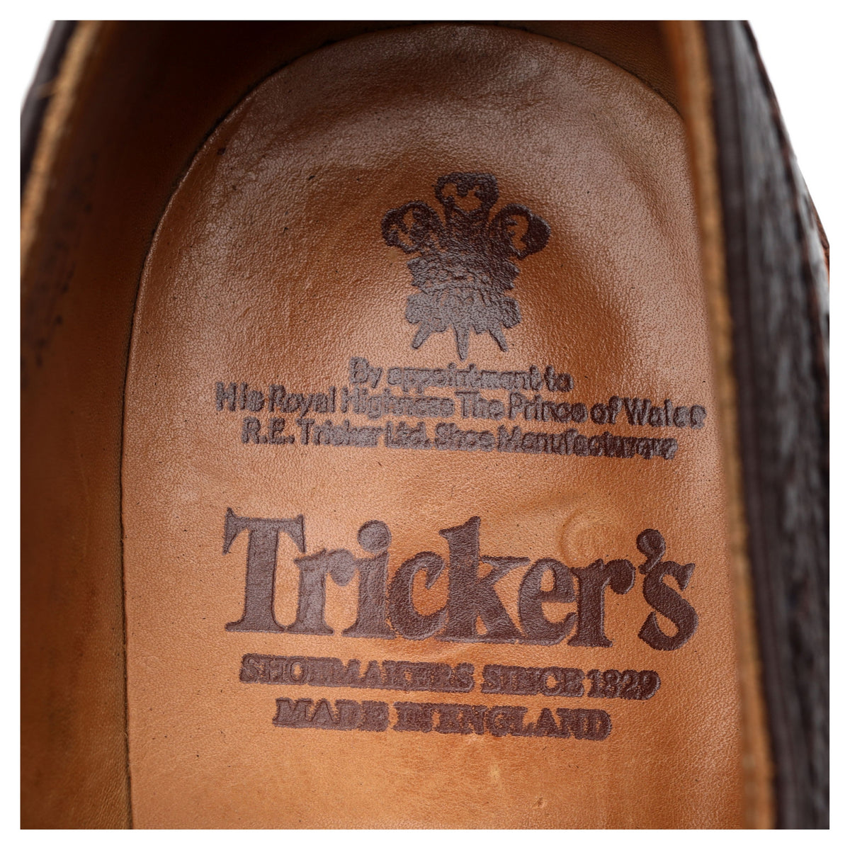 &#39;Bourton&#39; Dark Brown Leather Country Derby Brogues UK 7.5