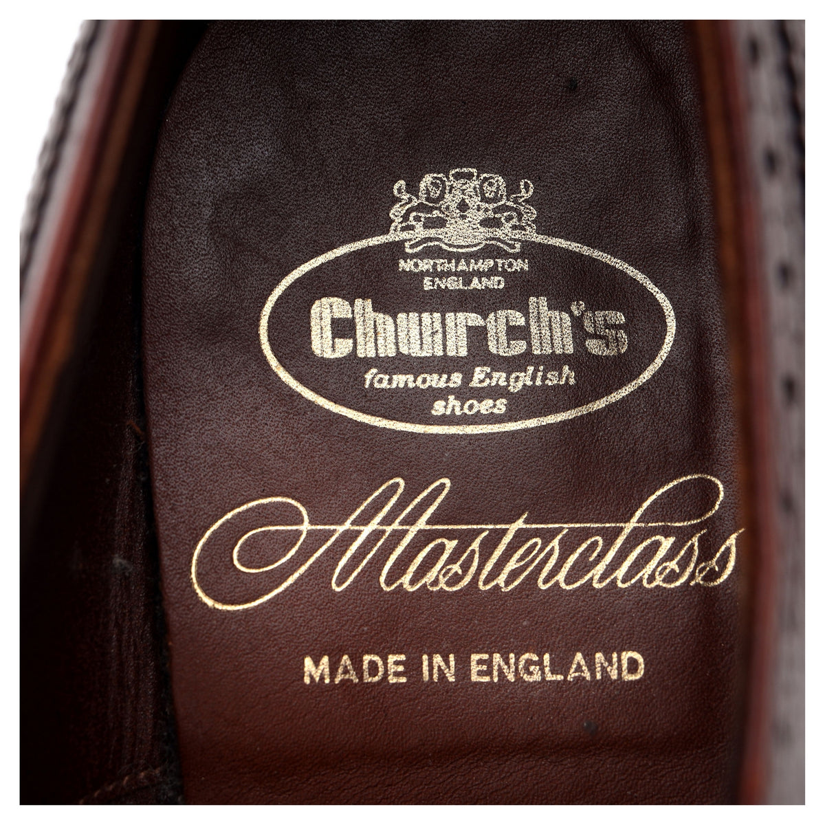 Masterclass &#39;Brunel&#39; Brown Leather Brogues UK 8.5 G
