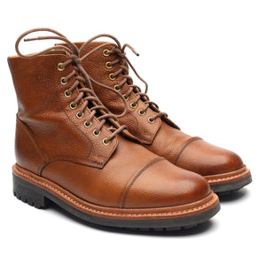 kleen cap toe leather boot