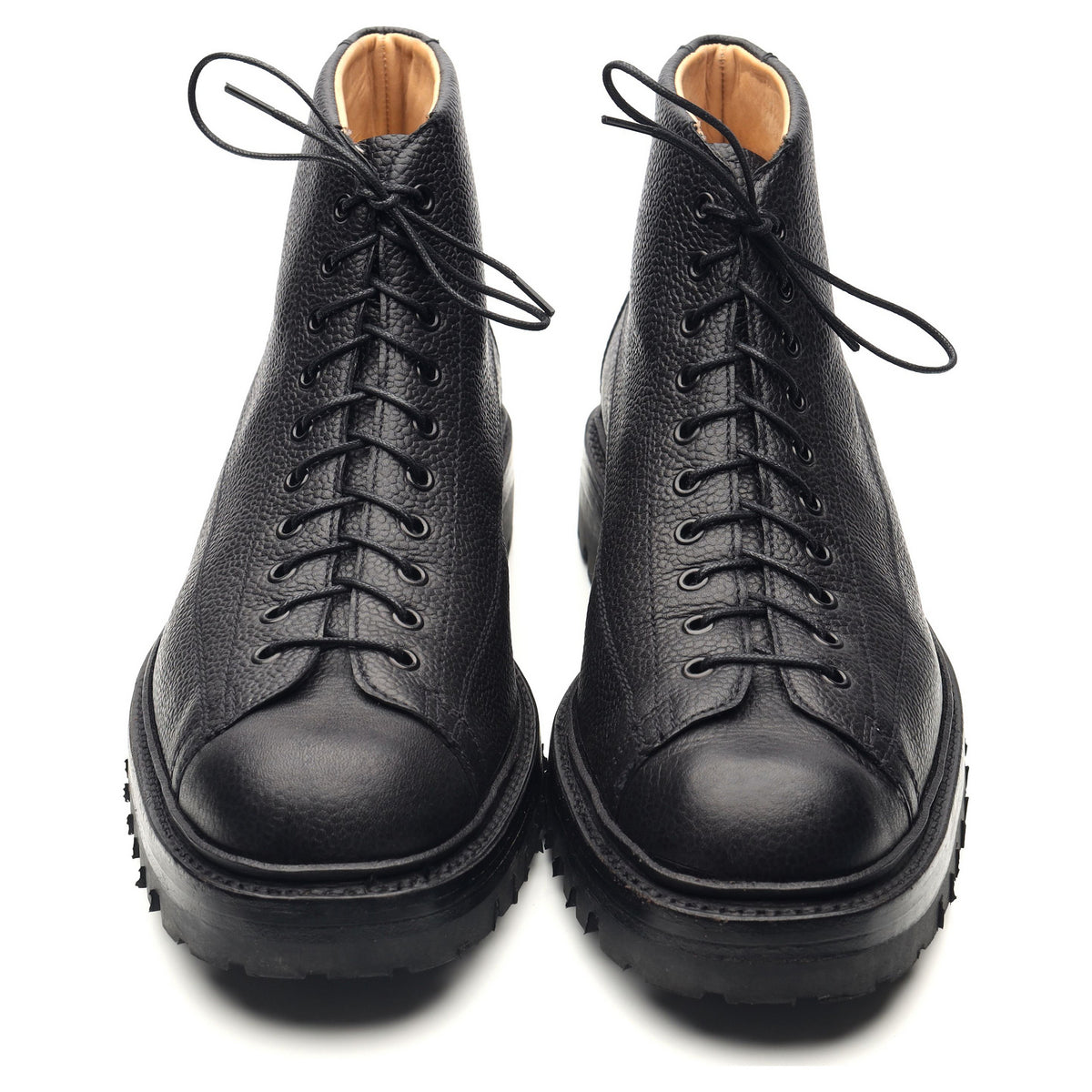 Lou Dalton Black Leather Boots UK 10.5 F