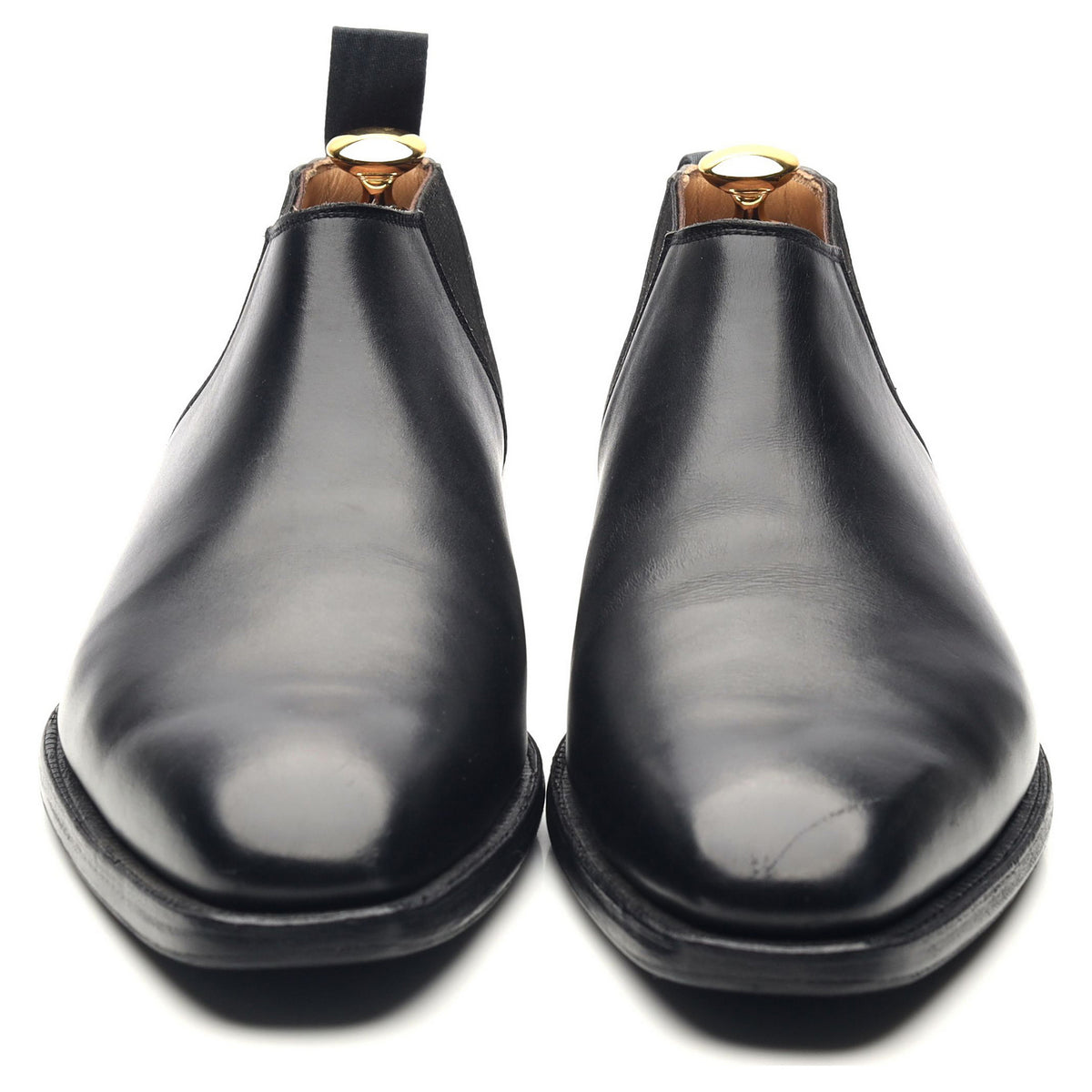 &#39;Deene&#39; Black Leather Chelsea Boots UK 6 E