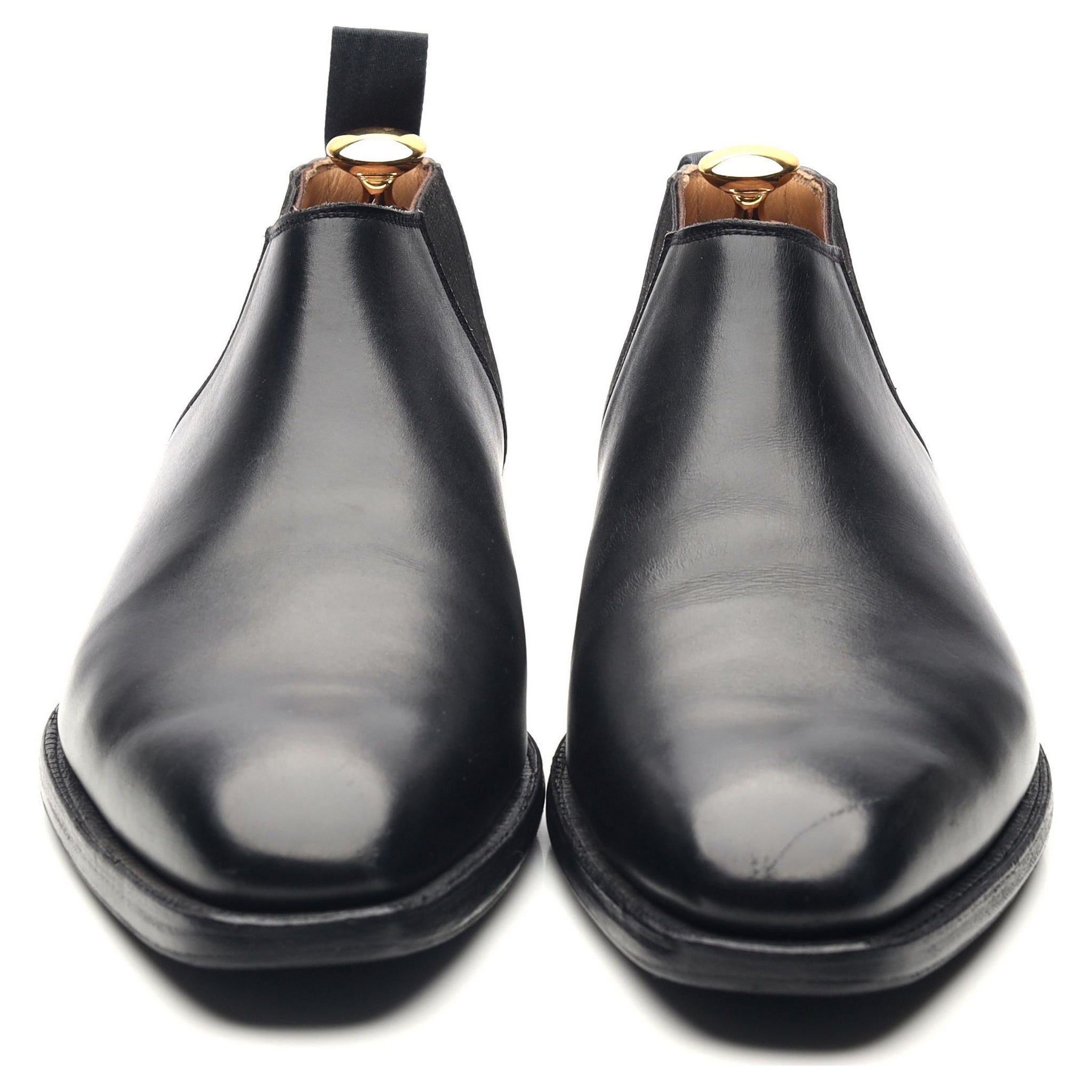 Deene' Black Leather Chelsea Boots UK 6 E - Abbot's Shoes