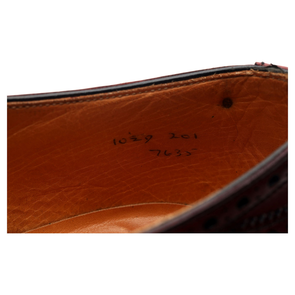 Alexander Julian Burgundy Leather Oxford Brogues UK 9.5 E US 10.5 D