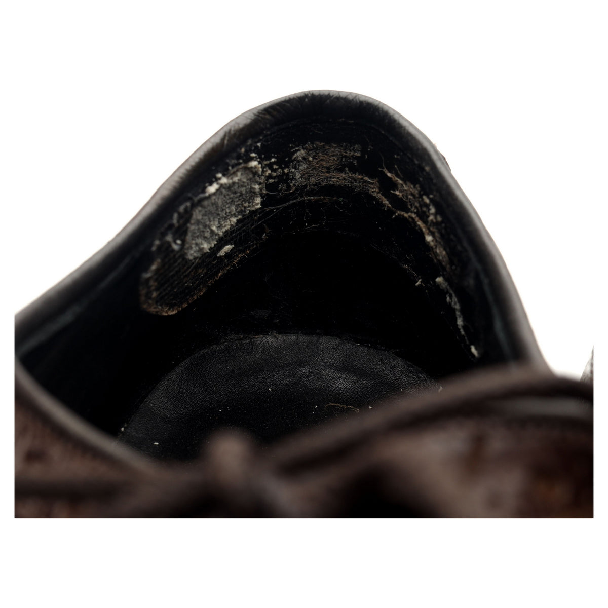 &#39;Bowood&#39; Dark Brown Olivvia Leather Derby Brogues UK 11