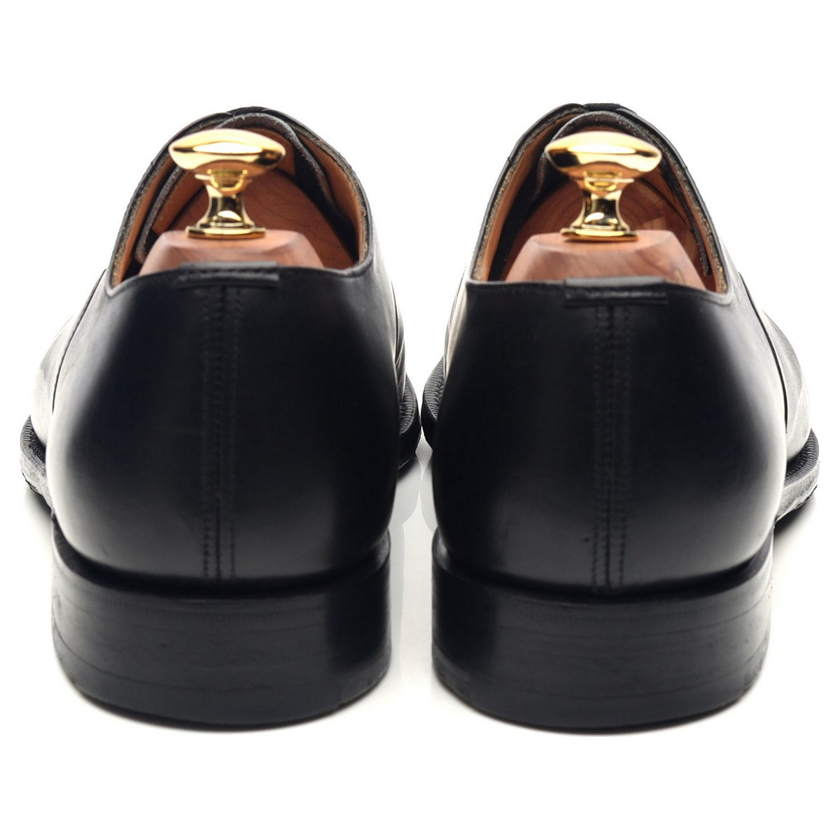 &#39;Consul&#39; Black Leather Oxford UK 6 F