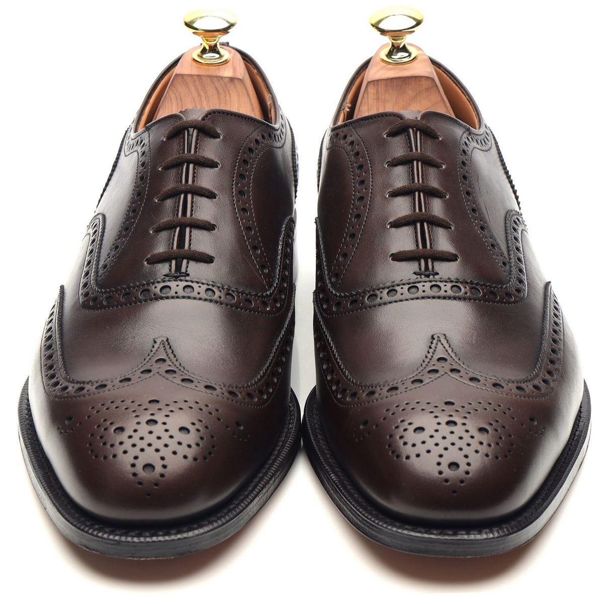&#39;Chetwynd&#39; Dark Brown Leather Brogues UK 7.5 G