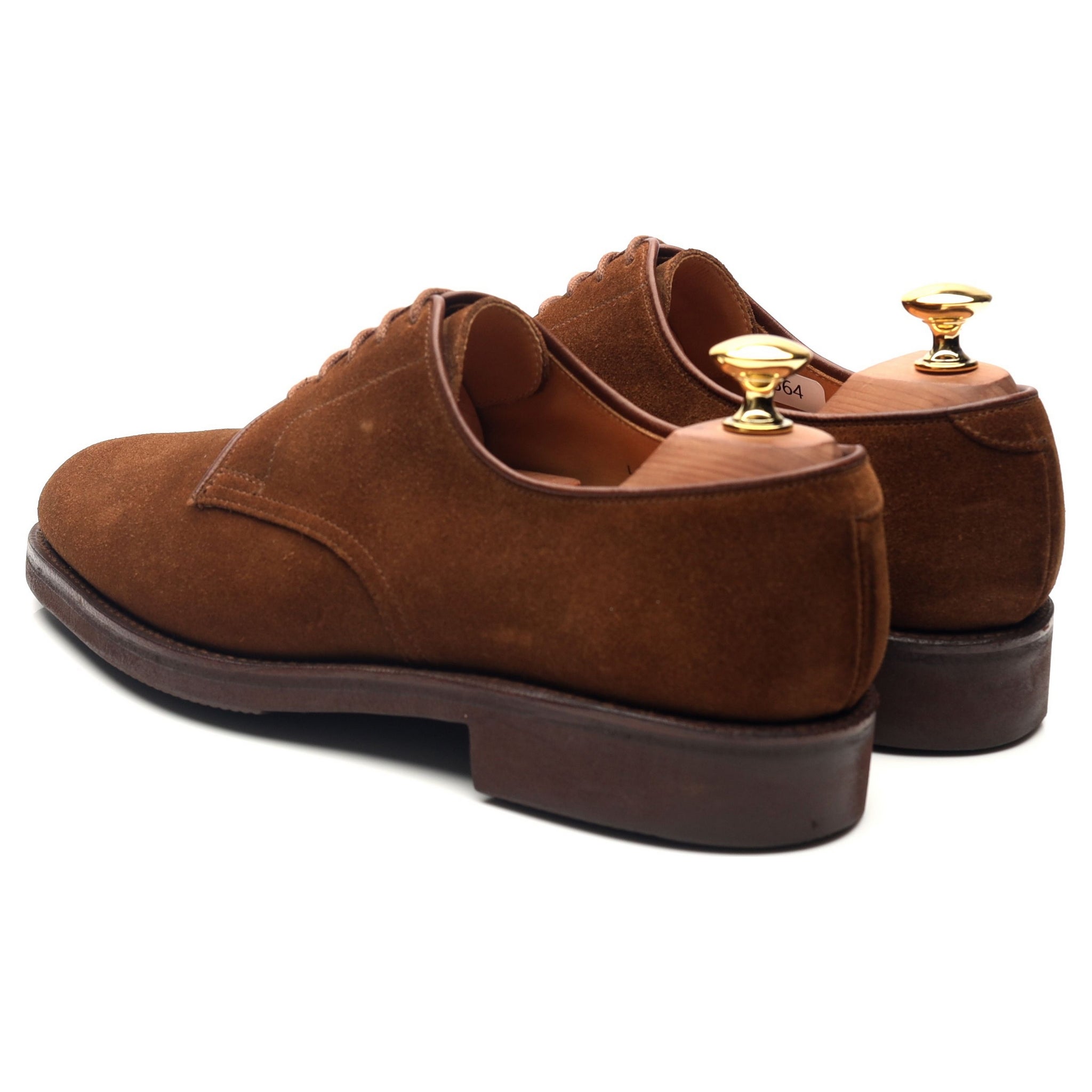 'Latimer' Tan Brown Suede Derby UK 6 G - Abbot's Shoes