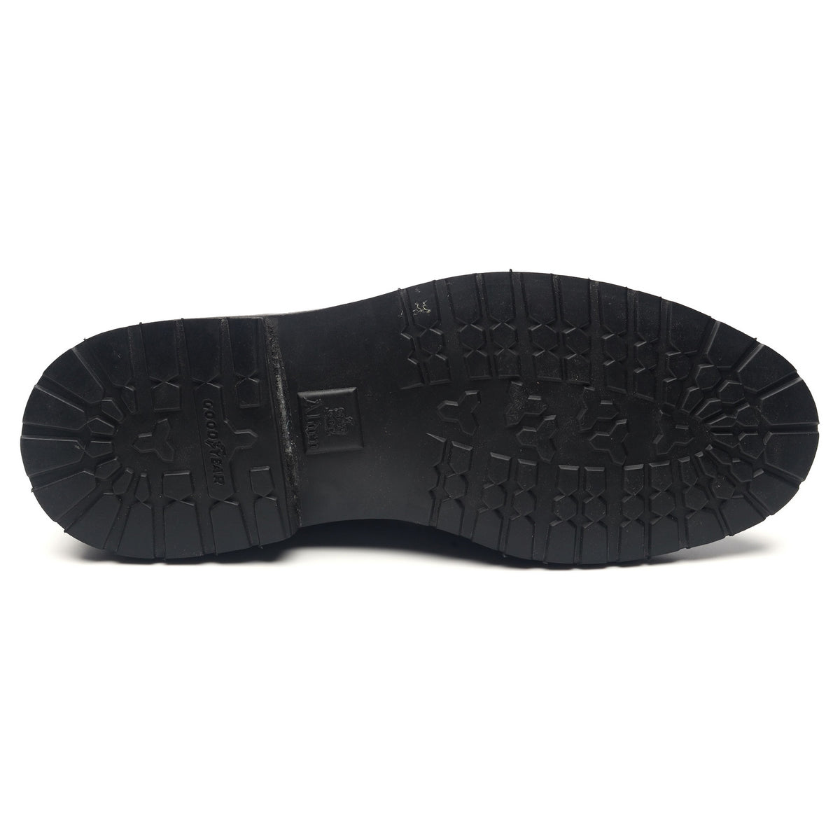&#39;71178&#39; Black Leather Split Toe Derby UK 10 US 10.5 EU 44.5