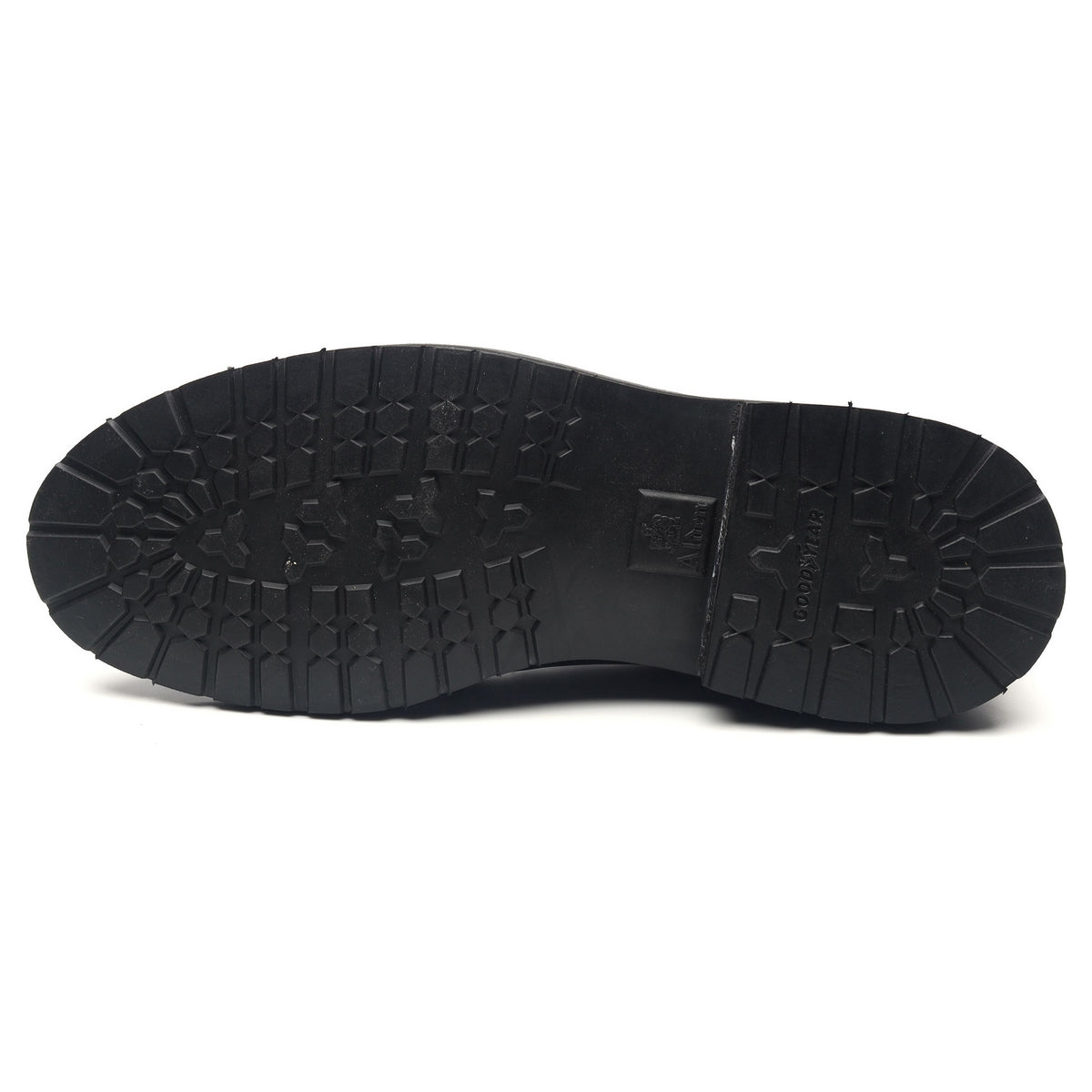 &#39;71178&#39; Black Leather Split Toe Derby UK 10 US 10.5 EU 44.5