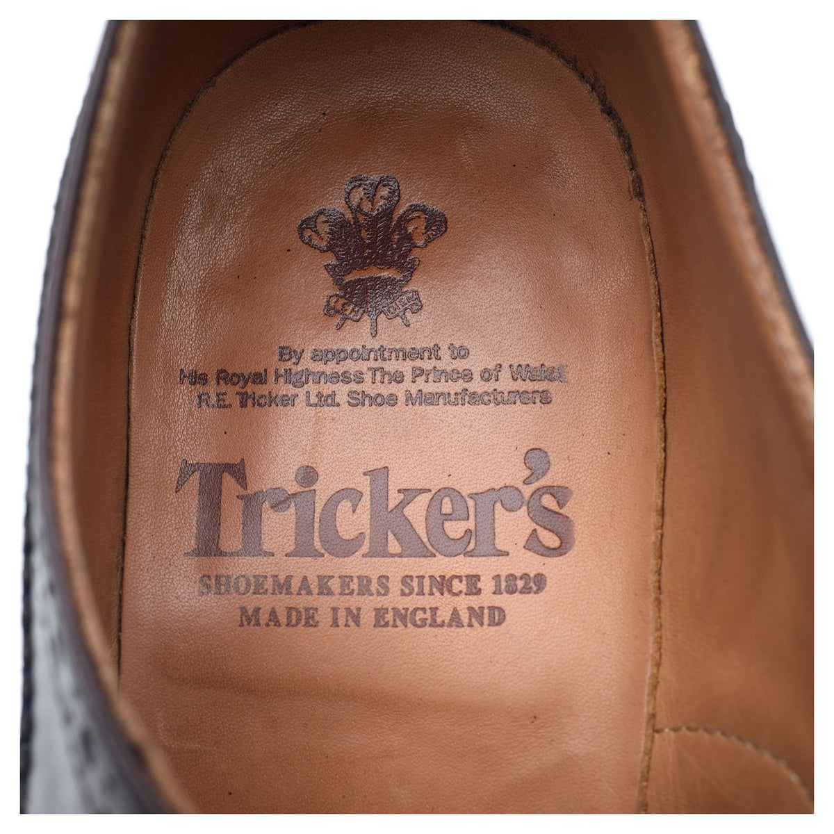 &#39;Bourton&#39; Dark Brown Leather Country Derby Brogues UK 8.5