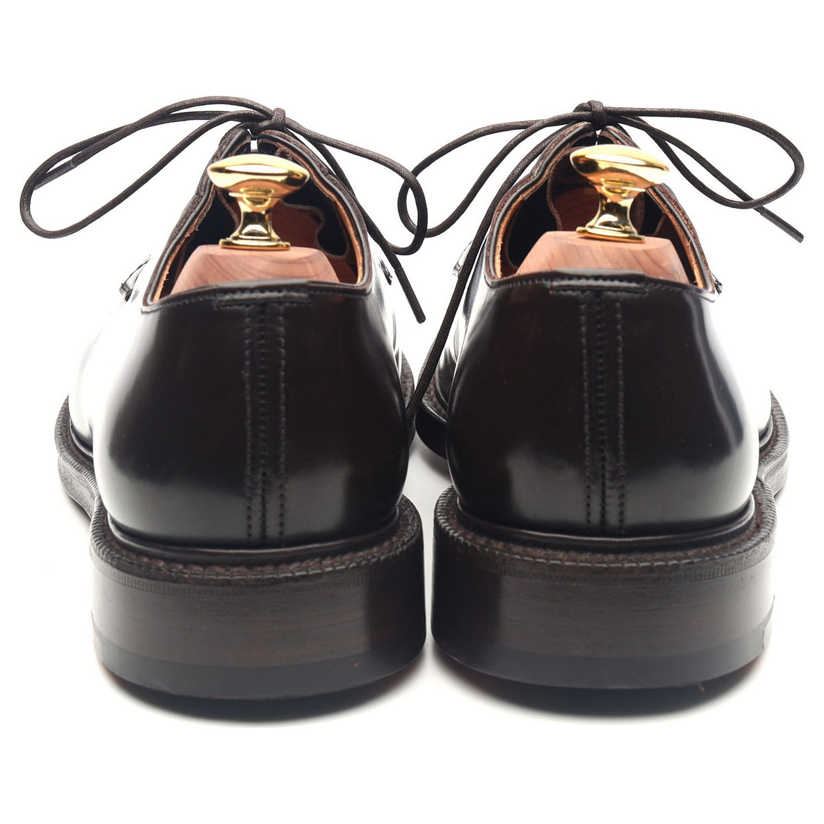 &#39;Shannon&#39; Dark Brown Leather Derby UK 6 G