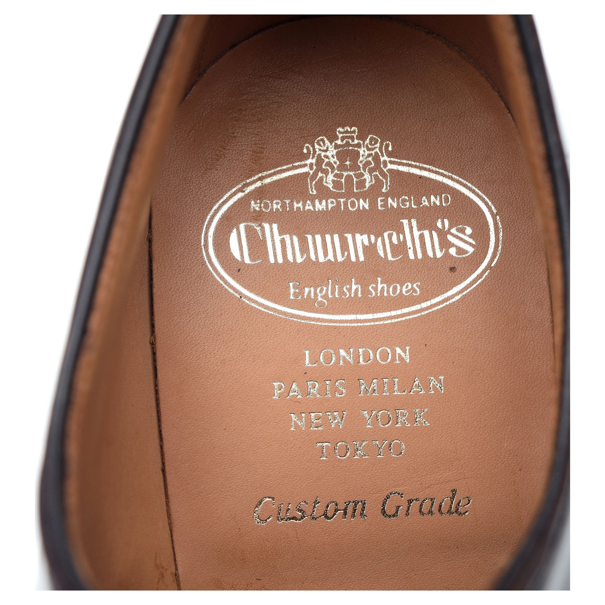 &#39;Shannon&#39; Dark Brown Leather Derby UK 6 G