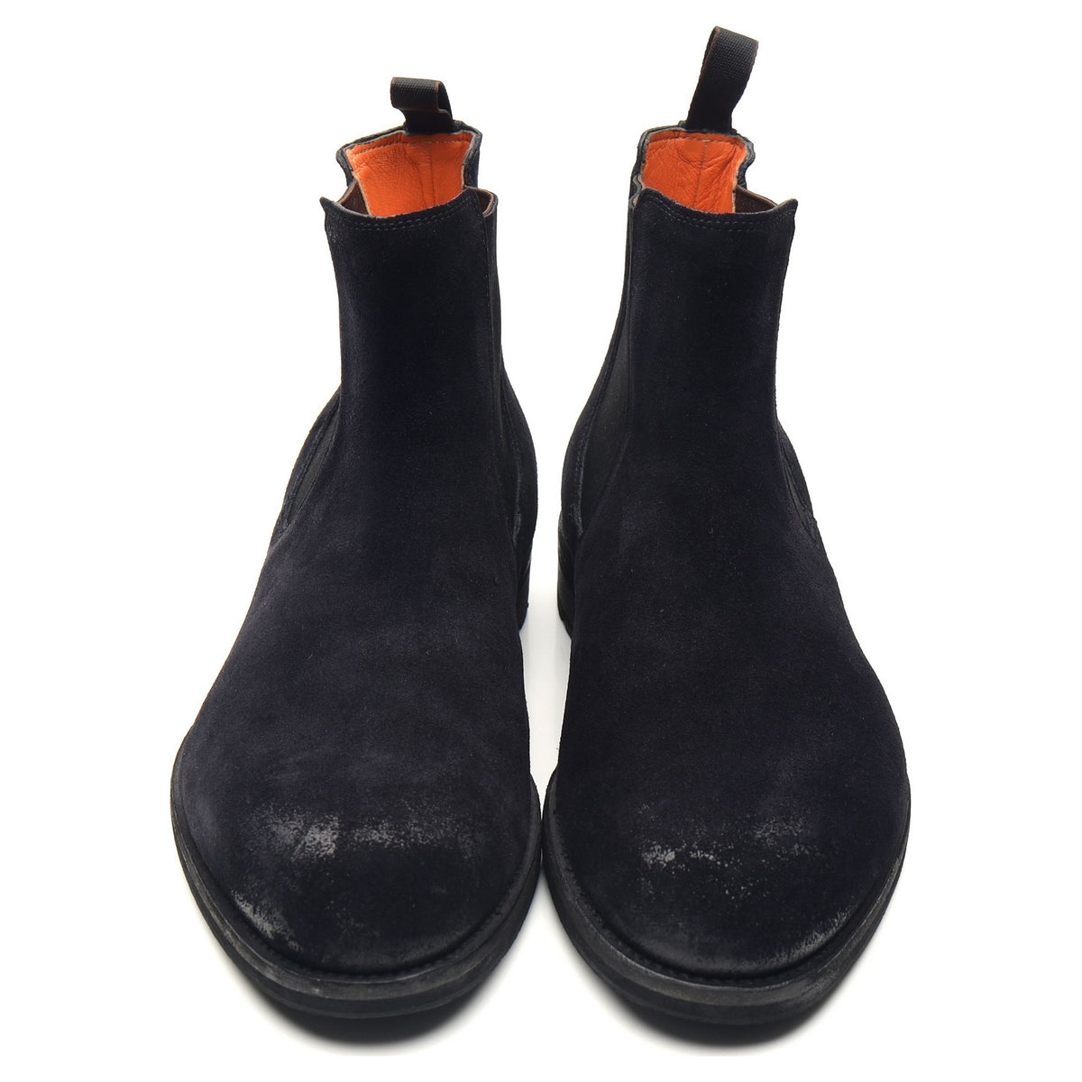 Navy Blue Suede Chelsea Boots UK 9 F