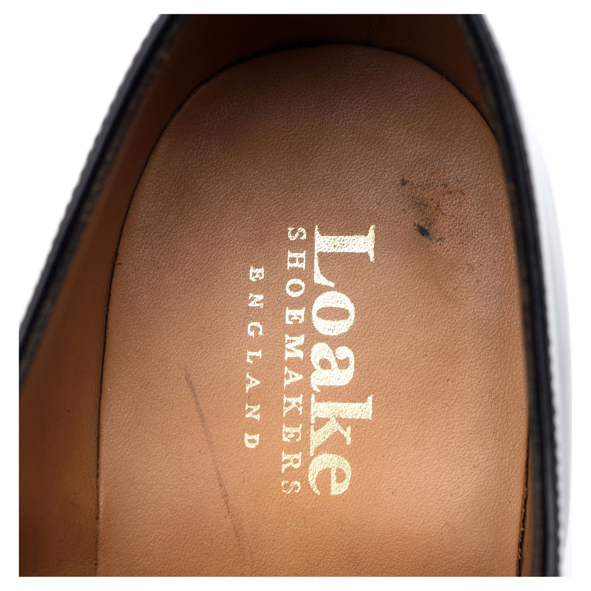 &#39;Elland&#39; Black Leather Oxford UK 6