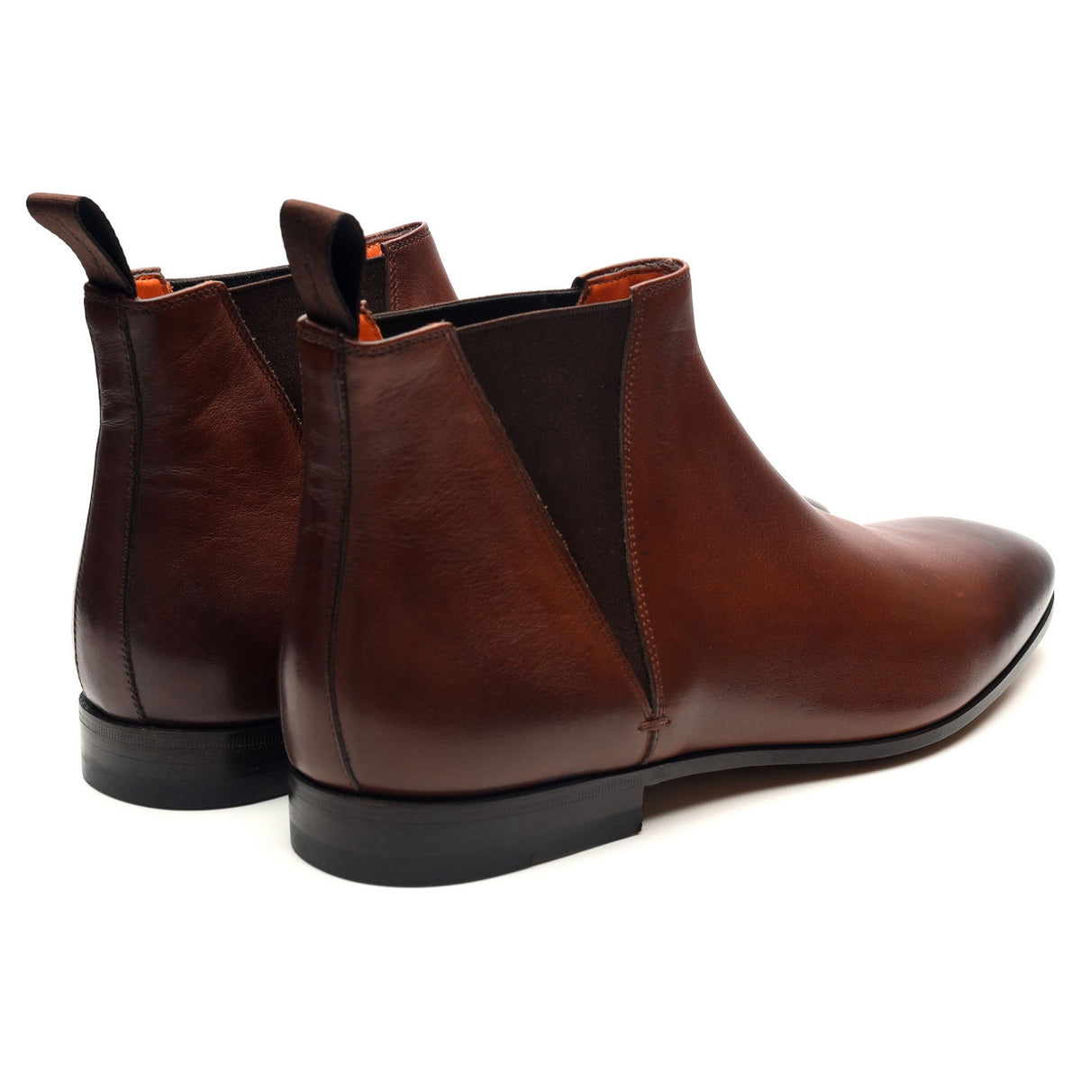 Brown Leather Chelsea Boots UK 9 F