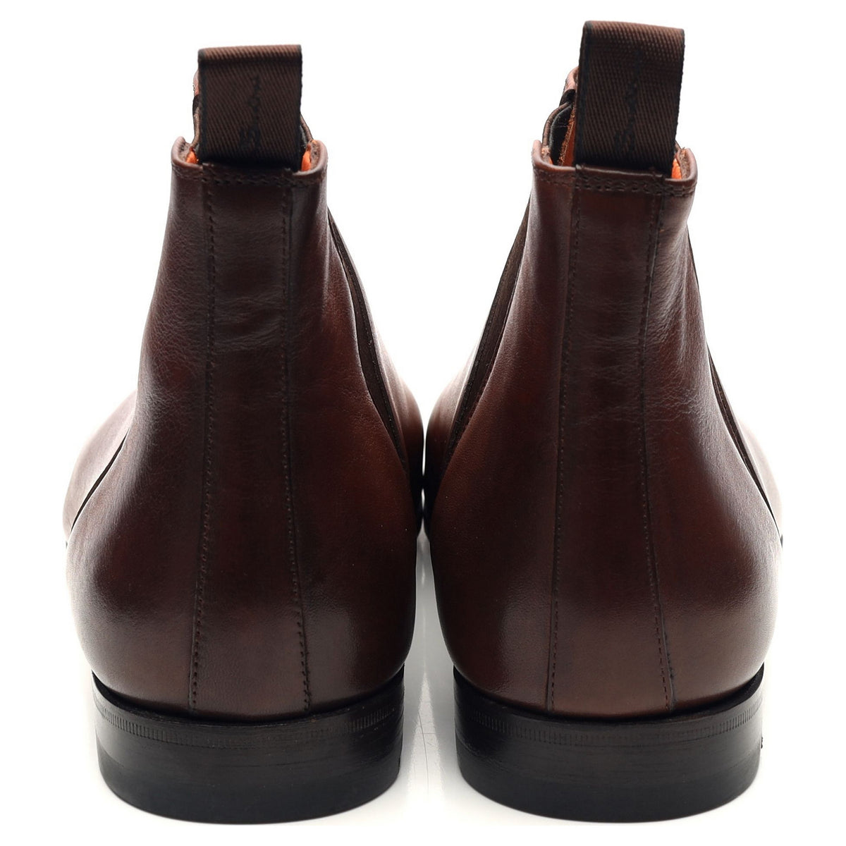 Brown Leather Chelsea Boots UK 9 F