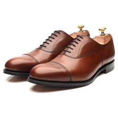 Durham Brogue Oxford Shoe - Brandy 8