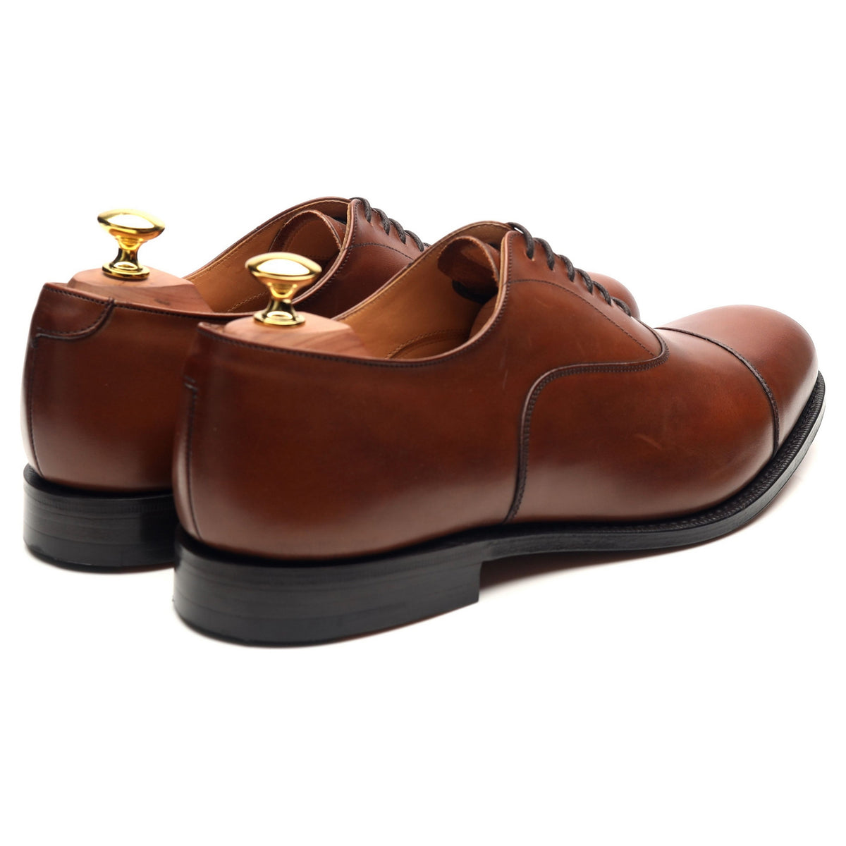 &#39;Dubai&#39; Brown Leather Oxford UK 8.5 G