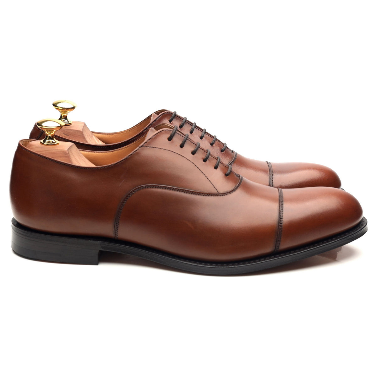 &#39;Dubai&#39; Brown Leather Oxford UK 8.5 G