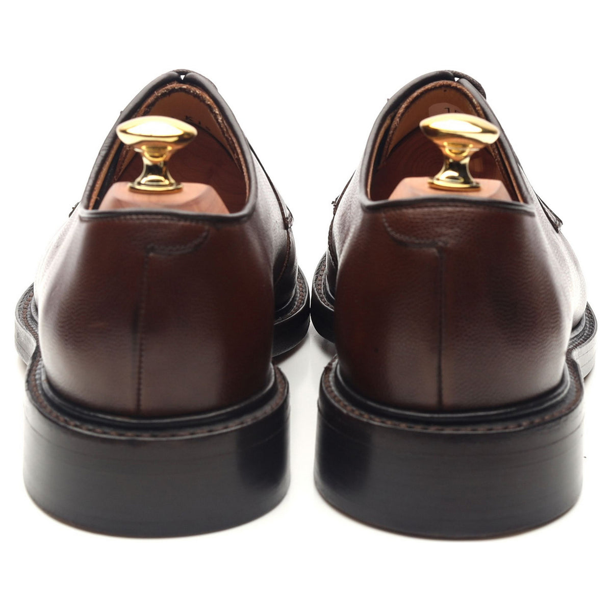 &#39;Ernest&#39; Dark Brown Leather Derby UK 6.5 F