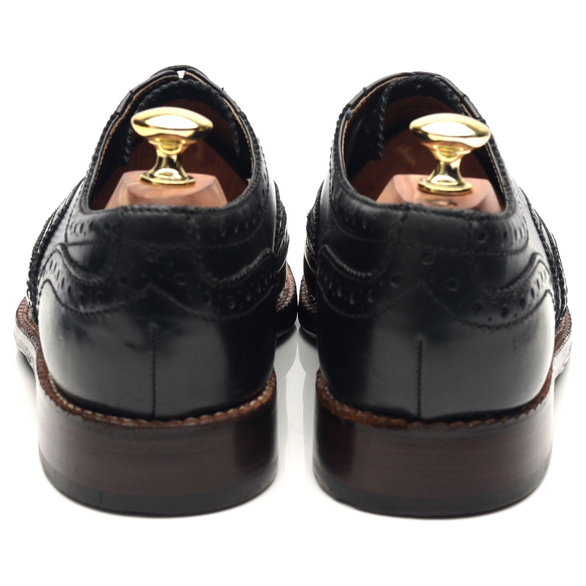 Stanley, Mens Brogues in Ginger Burnished Nubuck