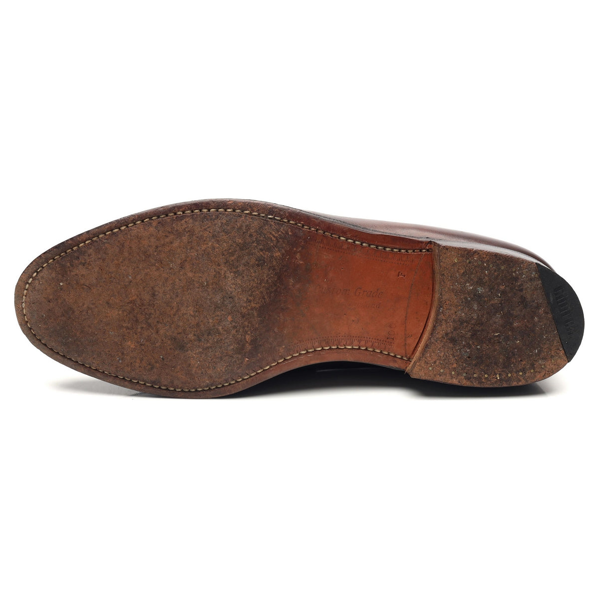 &#39;Darwin&#39; Dark Brown Leather Loafers UK 10 F