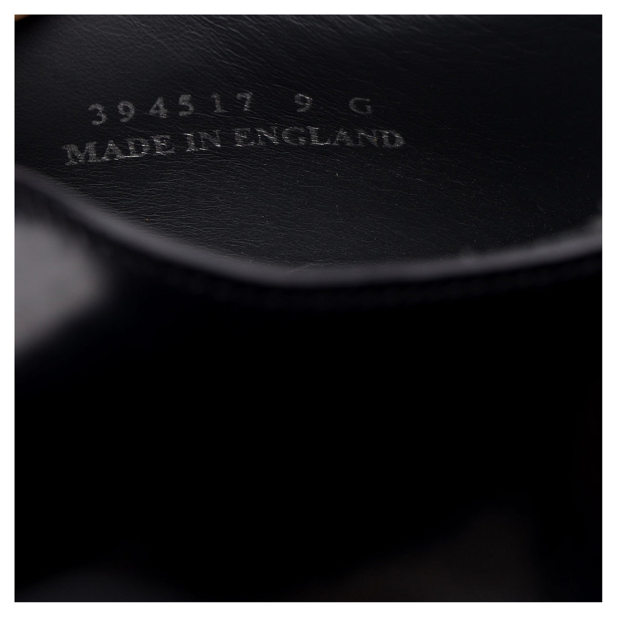 &#39;Winsford&#39; Black Leather Oxford UK 9 G