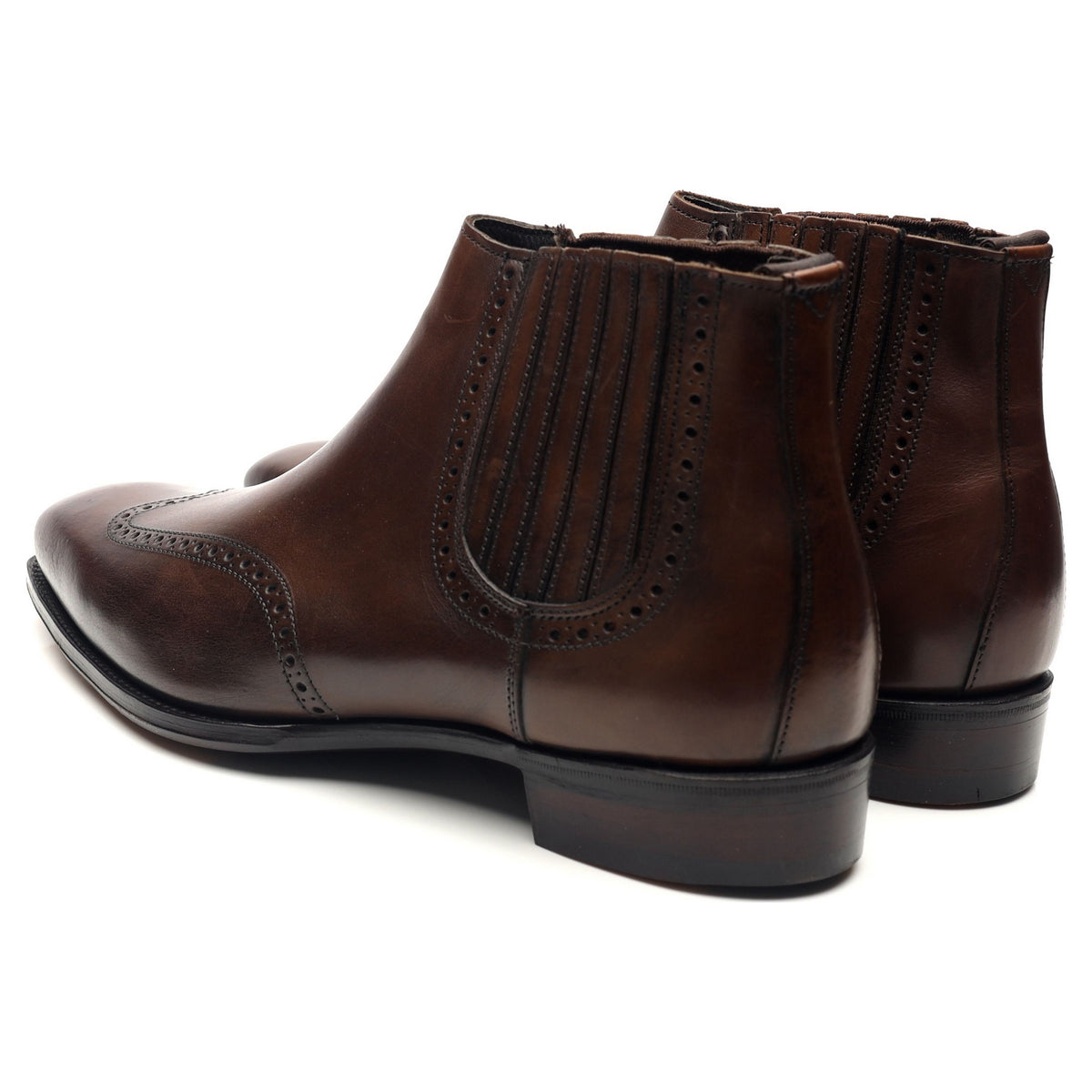 &#39;Fiennes&#39; Dark Brown Chelsea Boots UK 8 E