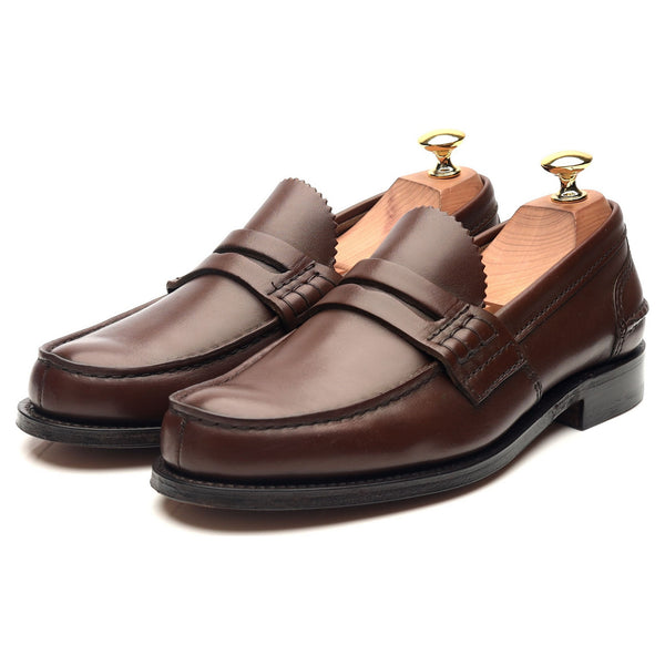 'Pembrey' Brown Leather Loafers UK 6 G - Abbot's Shoes