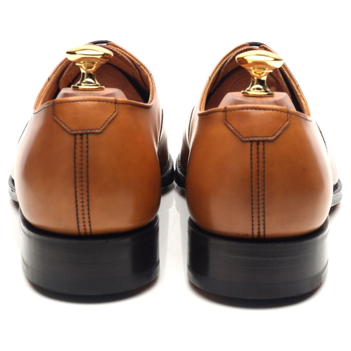 &#39;Ruston&#39; Tan Brown Leather Oxford UK 6 G