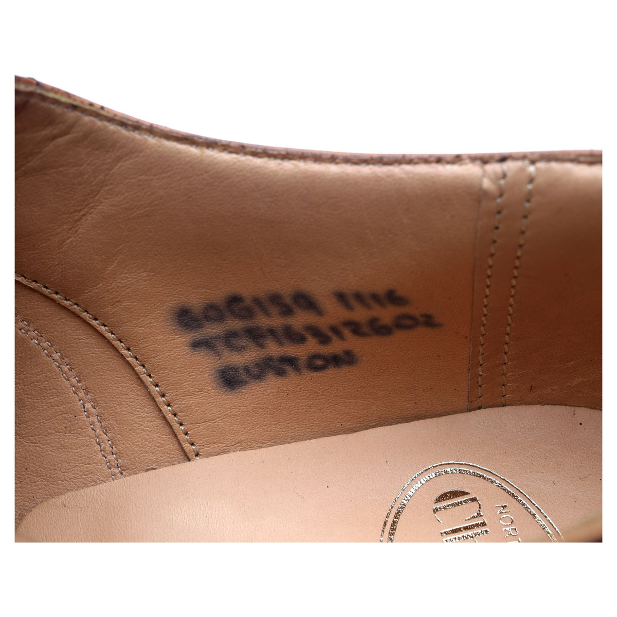 &#39;Ruston&#39; Tan Brown Leather Oxford UK 6 G