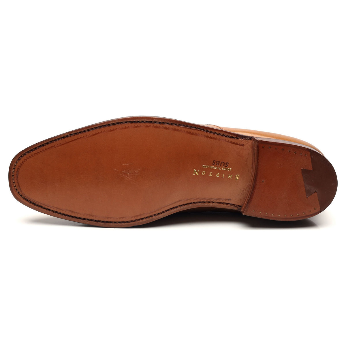 &#39;Taunton&#39; Tan Brown Leather Loafers UK 11 E
