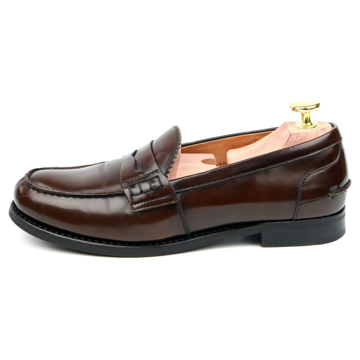 Women&#39;s &#39;Sally&#39; Brown Leather Loafers UK 3
