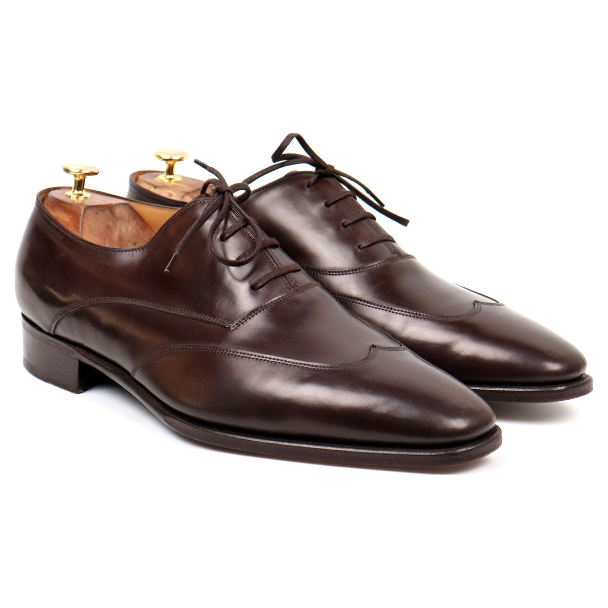 Prestige &#39;Woodcote&#39; Brown Leather Austerity Brogue Oxford UK 11.5 EE