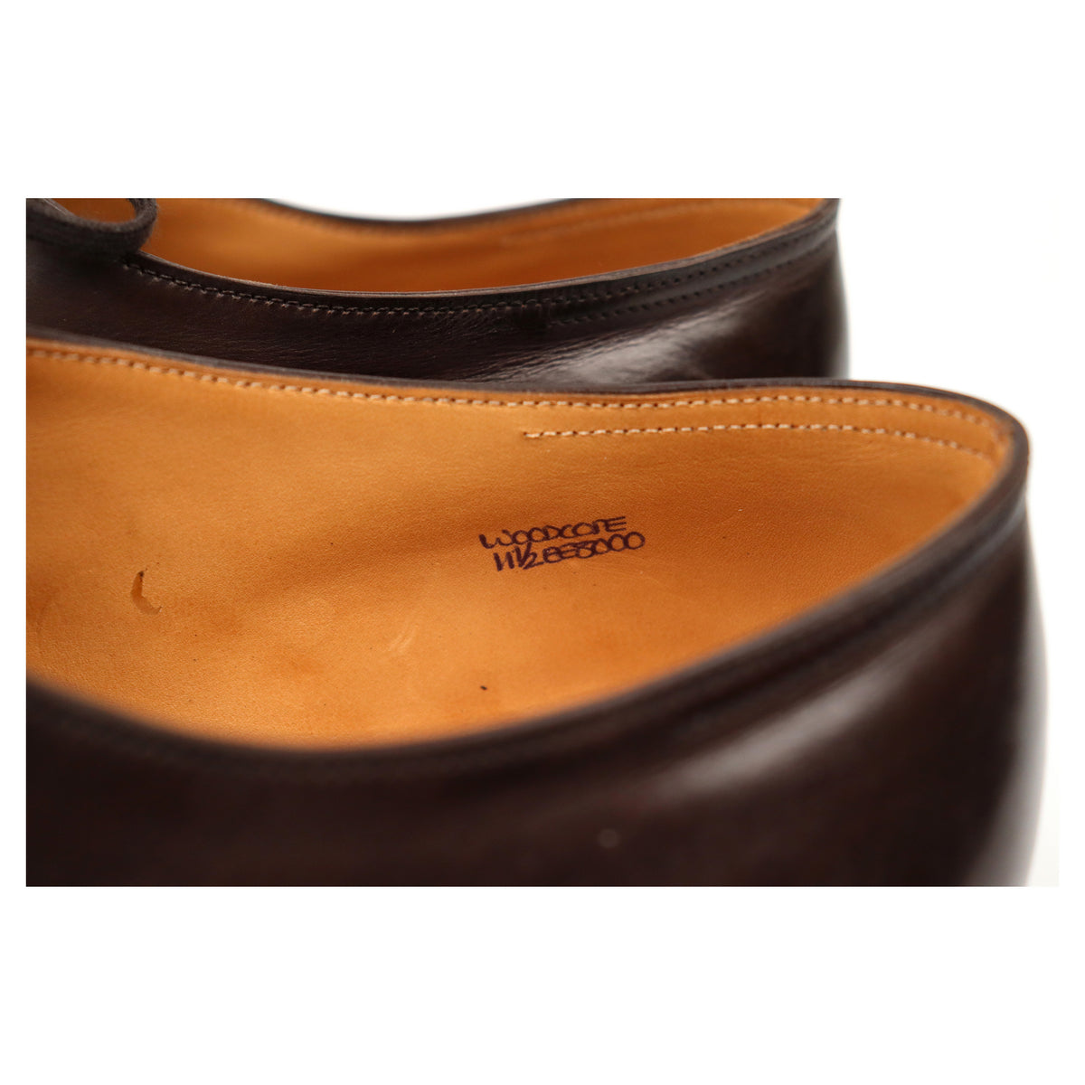 Prestige &#39;Woodcote&#39; Brown Leather Austerity Brogue Oxford UK 11.5 EE