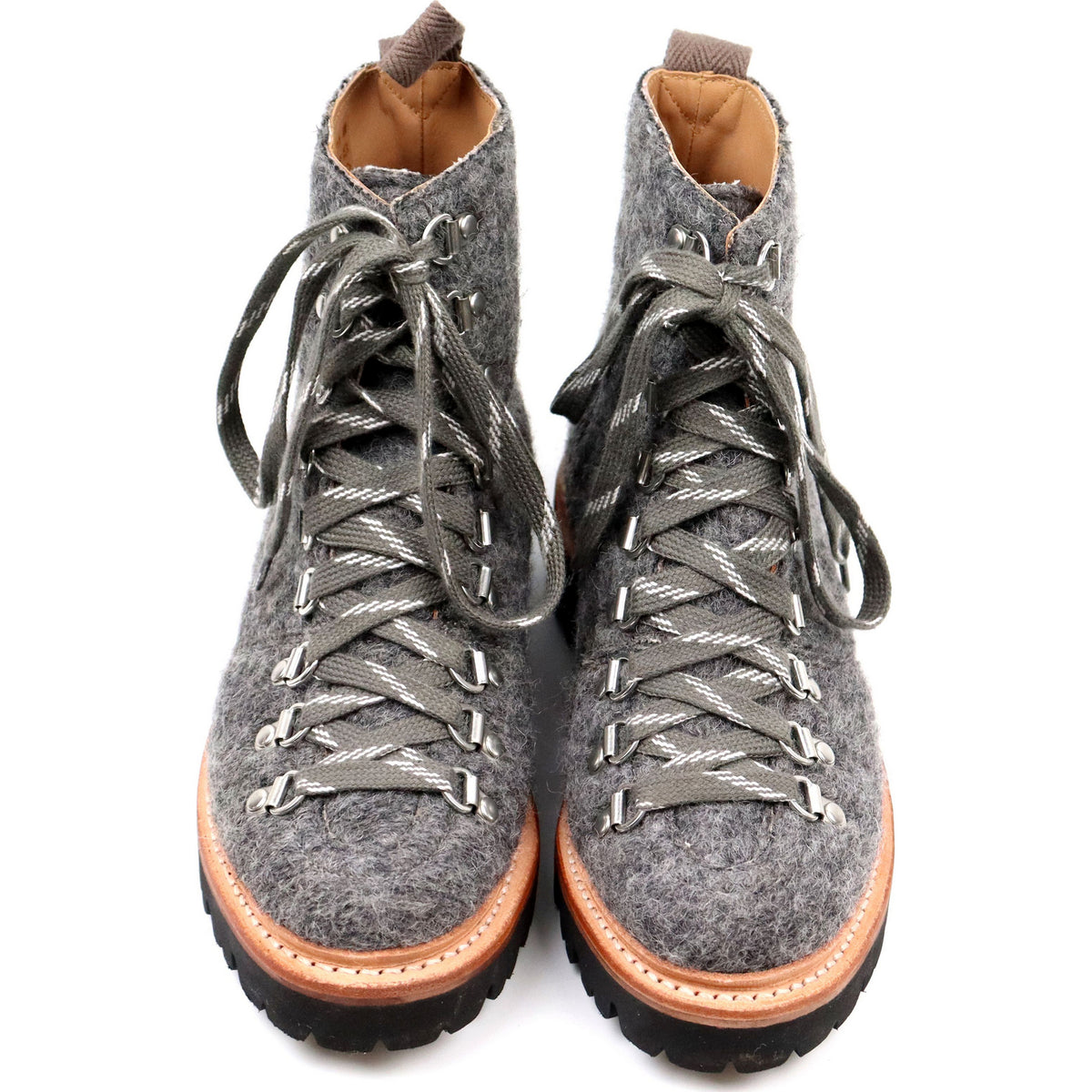 Women&#39;s &#39;Nanette&#39; Grey Felt Hiker Boots UK 3