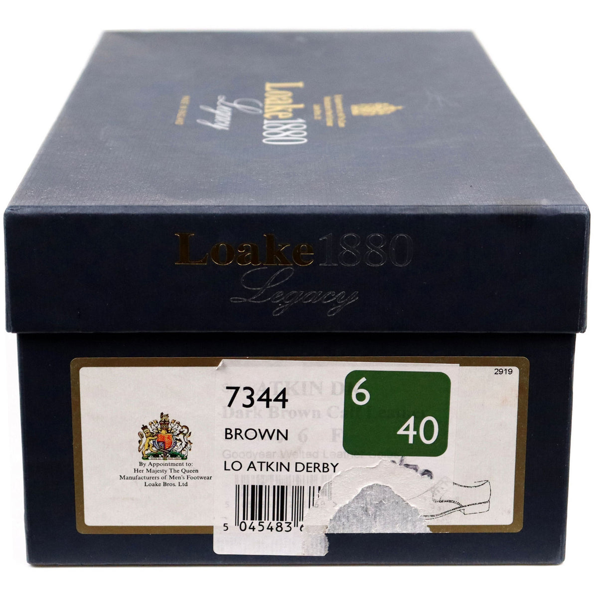 1880 Legacy &#39;Atkin&#39; Brown Leather Derby UK 6 F