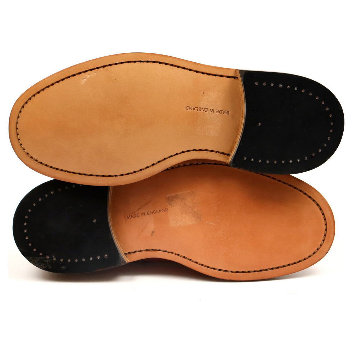 &#39;Kendal&#39; Tan Brown Leather Derby UK 6