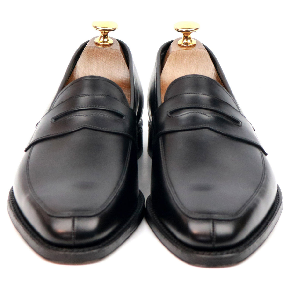 1880 Legacy &#39;Leven&#39; Black Leather Loafers UK 6 F