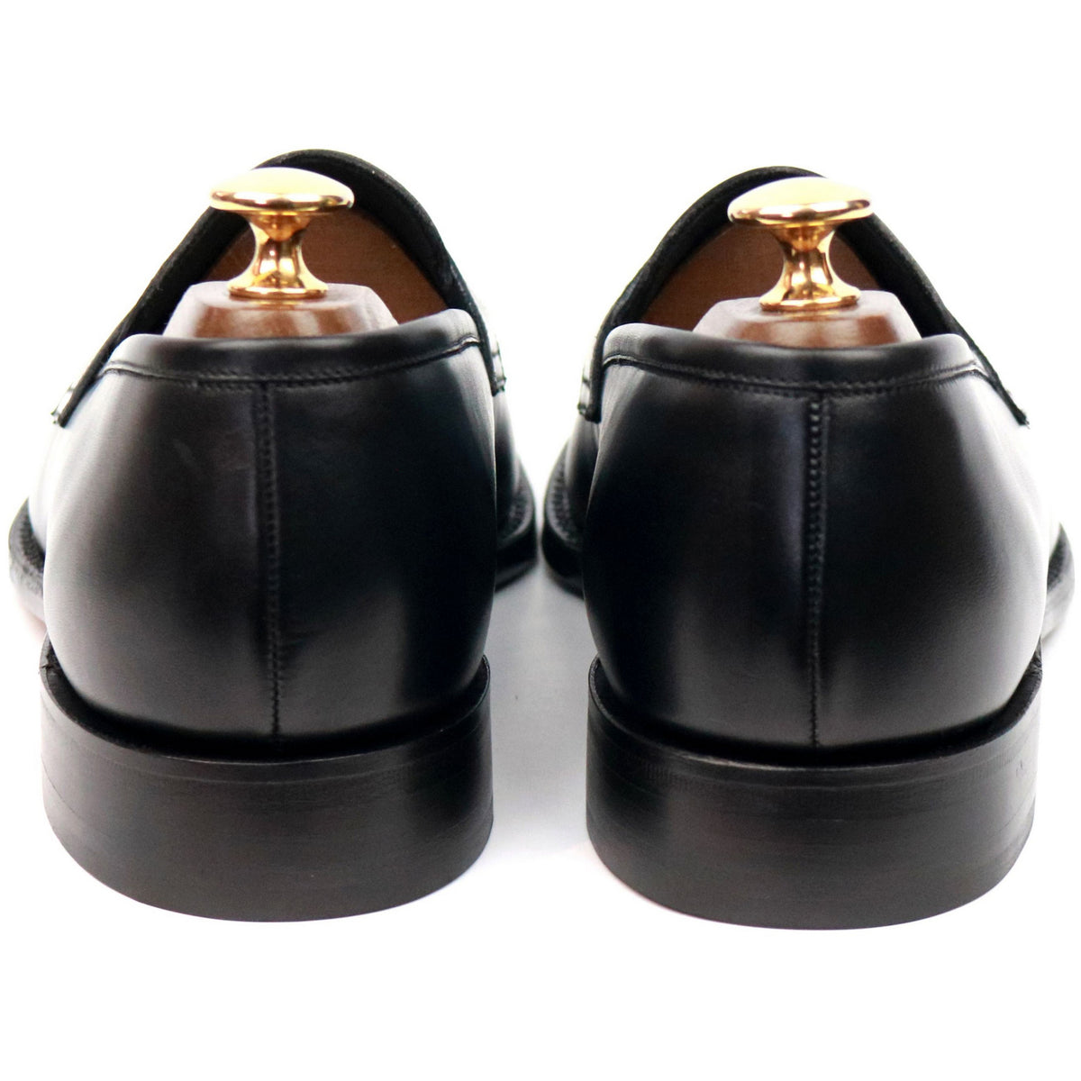 1880 Legacy &#39;Leven&#39; Black Leather Loafers UK 6 F
