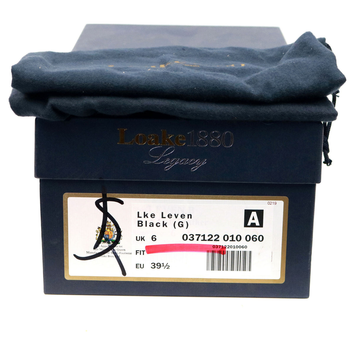 1880 Legacy &#39;Leven&#39; Black Leather Loafers UK 6 F