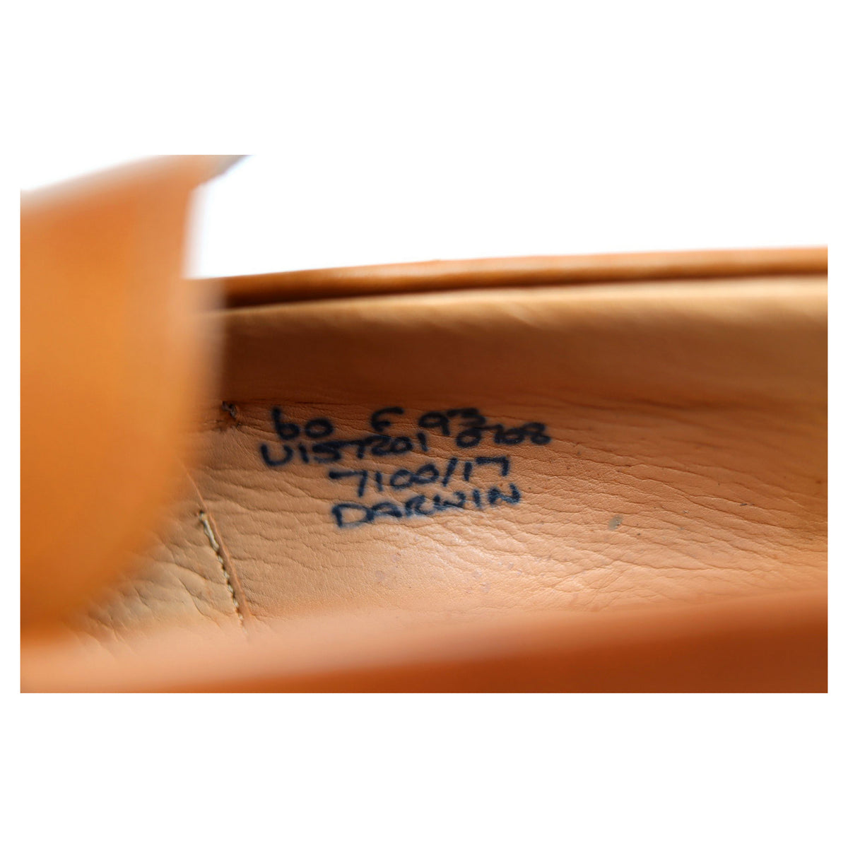 &#39;Darwin&#39; Brown Leather Loafers UK 6 F