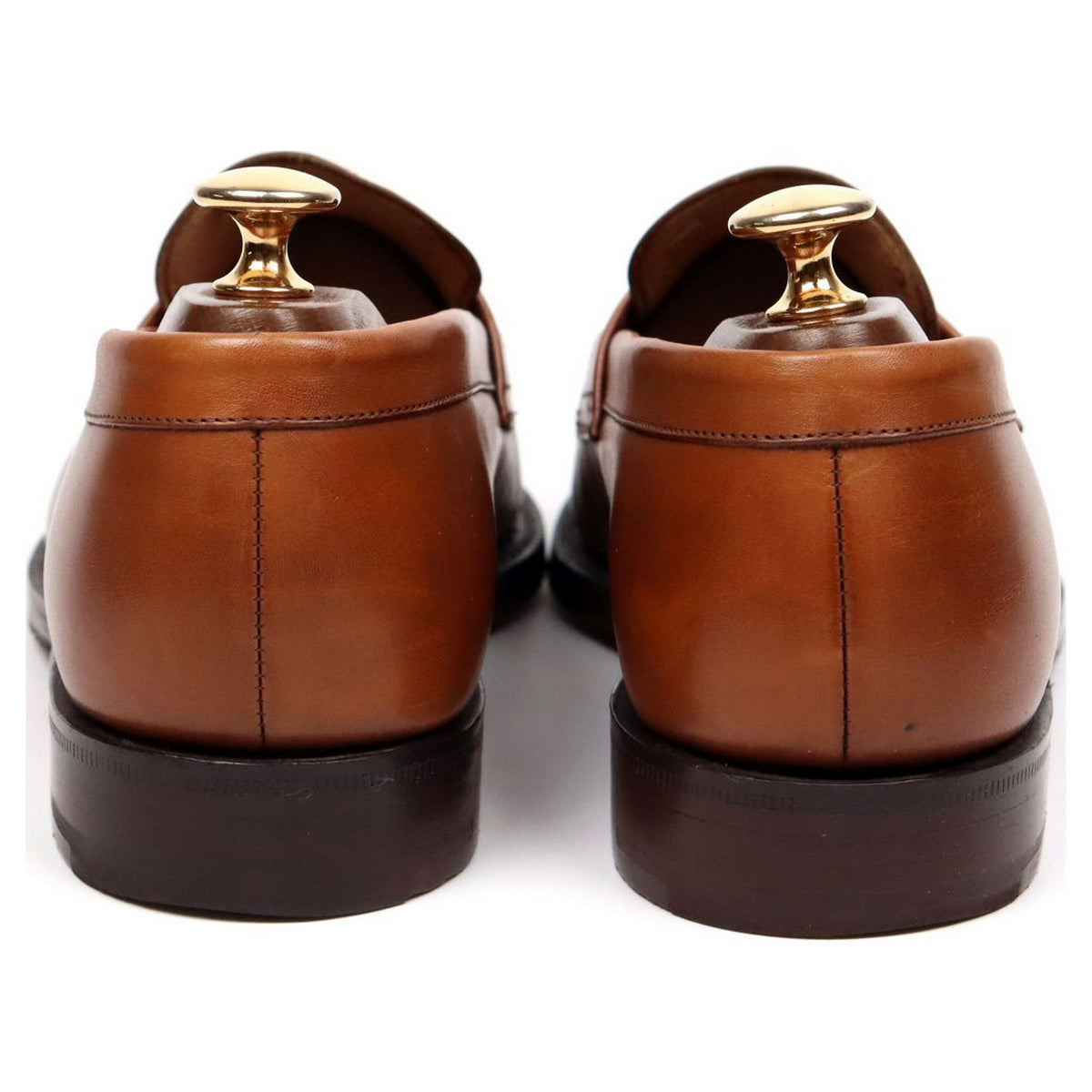 &#39;Darwin&#39; Brown Leather Loafers UK 6 F